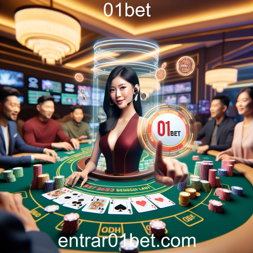 Experiência Imersiva com os Jogos Ao Vivo na 01bet